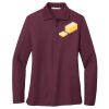 Ladies Silk Touch Long Sleeve Polo Thumbnail