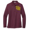 Ladies Silk Touch Long Sleeve Polo Thumbnail