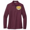 Ladies Silk Touch Long Sleeve Polo Thumbnail