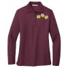 Ladies Silk Touch Long Sleeve Polo Thumbnail