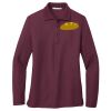 Ladies Silk Touch Long Sleeve Polo Thumbnail