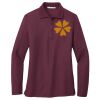 Ladies Silk Touch Long Sleeve Polo Thumbnail
