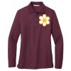 Ladies Silk Touch Long Sleeve Polo Thumbnail