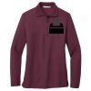 Ladies Silk Touch Long Sleeve Polo Thumbnail