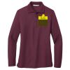 Ladies Silk Touch Long Sleeve Polo Thumbnail