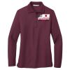 Ladies Silk Touch Long Sleeve Polo Thumbnail