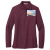 Ladies Silk Touch Long Sleeve Polo Thumbnail